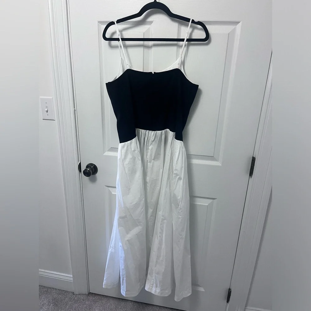 By Anthropologie Twofer Peekaboo Midi Dress - Picture 7 of 8